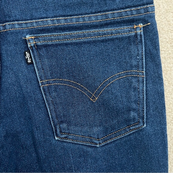 Vintage 2001 Levi’s 517 Bootcut Jeans Black Tab Jeans Guatemala / Tag 36 X 31 - Picture 5 of 10